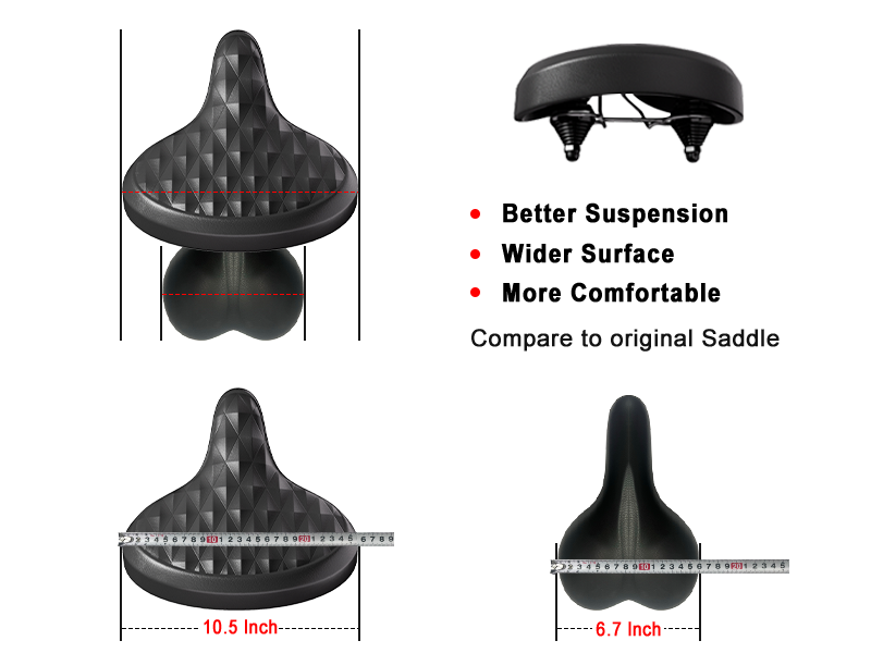 Oversized Comfortable Saddle